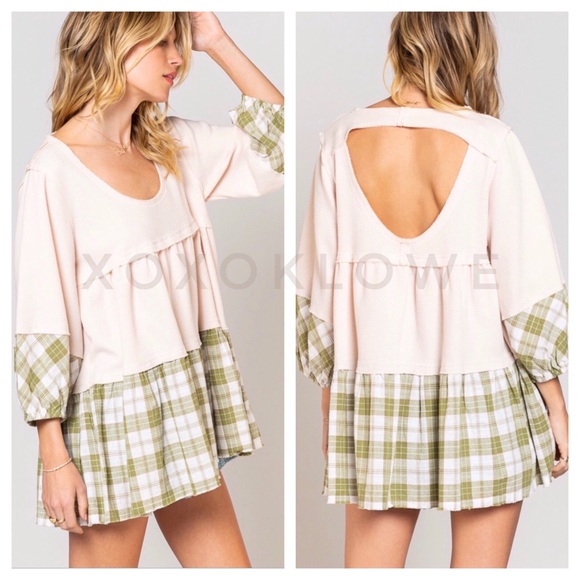 POL Tiered Babydoll Tunic Blouse - Picture 11 of 14